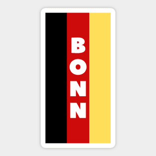 Bonn City in German Flag Vertical Sticker